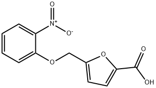 5-(2-NITROPHENOXYMETHYL)FURAN-2-CARBOXYLIC ACID Struktur