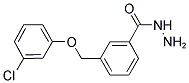 3-(3-CHLORO-PHENOXYMETHYL)-BENZOIC ACID HYDRAZIDE Struktur