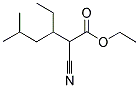 ETHYL 2-CYANO-3-ETHYL-5-METHYLHEXANOATE Struktur