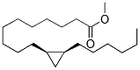 METHYL CIS-11,12-METHYLENEOCTADECANOATE Struktur