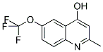 4-HYDROXY-2-METHYL-6-TRIFLUOROMETHOXYQUINOLINE Struktur