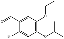 2-BROMO-5-ETHOXY-4-ISOPROPOXYBENZALDEHYDE Struktur