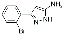 5-(2-BROMO-PHENYL)-2H-PYRAZOL-3-YLAMINE Struktur