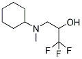 3-[CYCLOHEXYL(METHYL)AMINO]-1,1,1-TRIFLUORO-2-PROPANOL Struktur