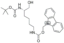 BOC-LYS(FMOC)-OL Struktur