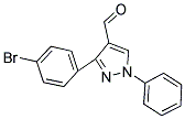 3-(4-BROMO-PHENYL)-1-PHENYL-1H-PYRAZOLE-4-CARBALDEHYDE Struktur