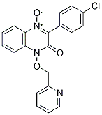 3-(4-CHLOROPHENYL)-1-(PYRIDIN-2-YLMETHOXY)QUINOXALIN-2(1H)-ONE 4-OXIDE Struktur