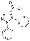 1,5-DIPHENYL-1H-PYRAZOLE-4-CARBOXYLIC ACID Struktur