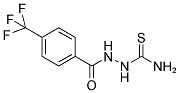 2-[4-(TRIFLUOROMETHYL)BENZOYL]HYDRAZINE-1-CARBOTHIOAMIDE Struktur