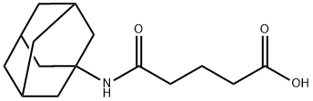 5-(1-ADAMANTYLAMINO)-5-OXOPENTANOIC ACID Struktur