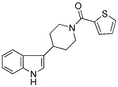 4-(1H-INDOL-3-YL)-1-((2-THIENYL)CARBONYL)PIPERIDINE Struktur