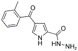 4-(2-METHYLBENZOYL)-1H-PYRROLE-2-CARBOHYDRAZIDE Struktur