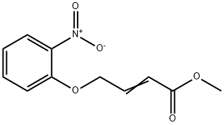 METHYL (E)-4-(2-NITROPHENOXY)-2-BUTENOATE Struktur