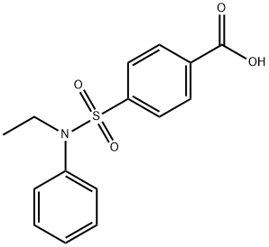 4-(ETHYL-PHENYL-SULFAMOYL)-BENZOIC ACID Struktur