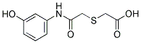 [(3-HYDROXY-PHENYLCARBAMOYL)-METHYLSULFANYL]-ACETIC ACID Struktur