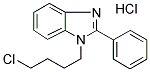 1-(4-CHLOROBUTYL)-2-PHENYL-1H-BENZIMIDAZOLE HYDROCHLORIDE Struktur