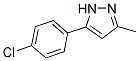 5-(4-CHLOROPHENYL)-3-METHYL-1H-PYRAZOLE Struktur