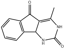 4-METHYL-3,9B-DIHYDRO-1H-INDENO[1,2-D]PYRIMIDINE-2,5-DIONE Struktur