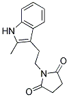 1-[2-(2-METHYL-1H-INDOL-3-YL)ETHYL]DIHYDRO-1H-PYRROLE-2,5-DIONE Struktur