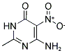 6-AMINO-5-(NITRO)-2-METHYLPYRIMIDIN-4(3H)-ONE Struktur