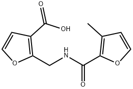 2-([(3-METHYL-FURAN-2-CARBONYL)-AMINO]-METHYL)-FURAN-3-CARBOXYLIC ACID Struktur