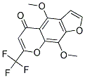 4,9-DIMETHOXY-7-(TRIFLUOROMETHYL)-5H-FURO[3,2-G]CHROMEN-5-ONE Struktur