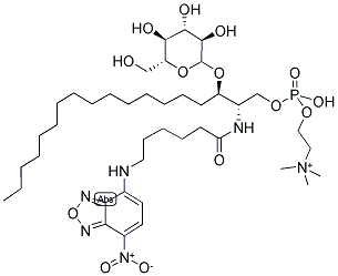 C6 NBD GLUCOSYL CERAMIDE Struktur