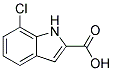 7-CHLORO-1H-INDOLE-2-CARBOXYLIC ACID Struktur