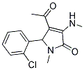 4-ACETYL-5-(2-CHLOROPHENYL)-1-METHYL-3-(METHYLAMINO)-1,5-DIHYDRO-2H-PYRROL-2-ONE