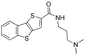 N-[3-(DIMETHYLAMINO)PROPYL]THIENO[3,2-B][1]BENZOTHIOPHENE-2-CARBOXAMIDE Struktur