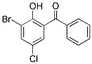 3-BROMO-5-CHLORO-2-HYDROXYBENZOPHENONE Struktur