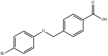 4-(4-BROMO-PHENOXYMETHYL)-BENZOIC ACID Struktur