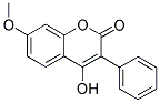 4-HYDROXY-7-METHOXY-3-PHENYLCOUMARIN Struktur