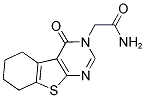 2-(4-OXO-5,6,7,8-TETRAHYDRO-4H-BENZO[4,5]THIENO[2,3-D]PYRIMIDIN-3-YL)-ACETAMIDE Struktur