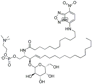 C12 NBD GALACTOSYL CERAMIDE Struktur