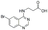 3-(6-BROMO-QUINAZOLIN-4-YLAMINO)-PROPIONIC ACID Struktur