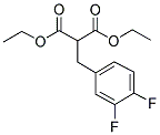 DIETHYL (3,4-DIFLUOROBENZYL)MALONATE Struktur