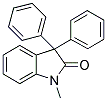 1-METHYL-3,3-DIPHENYLINDOLIN-2-ONE Struktur