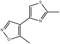 5-METHYL-4-(2-METHYL-1,3-THIAZOL-4-YL)ISOXAZOLE Struktur