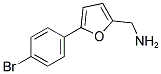 [5-(4-BROMOPHENYL)-2-FURYL]METHYLAMINE HYDROCHLORIDE Struktur