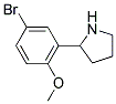 2-(5-BROMO-2-METHOXYPHENYL)PYRROLIDINE Struktur