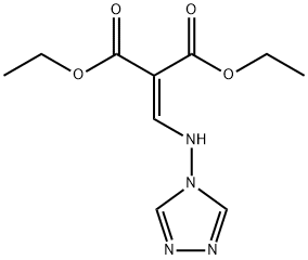 DIETHYL 2-[(4H-1,2,4-TRIAZOL-4-YLAMINO)METHYLENE]MALONATE Struktur