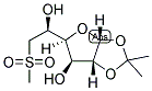 1,2-O-ISOPROPYLIDENE-6-METHYL-SULFONYL-A-D-GLUCOFURANOSE Struktur