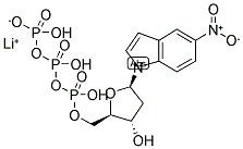 5-NITRO-1-INDOLYL-2'-DEOXYRIBOSE-5'-TRIPHOSPHATE LITHIUM SALT Struktur