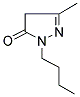 2-BUTYL-5-METHYL-2,4-DIHYDRO-3H-PYRAZOL-3-ONE Struktur