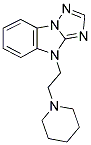 4-(2-PIPERIDIN-1-YLETHYL)-4H-[1,2,4]TRIAZOLO[1,5-A]BENZIMIDAZOLE Struktur