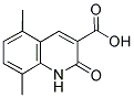 5,8-DIMETHYL-2-OXO-1,2-DIHYDROQUINOLINE-3-CARBOXYLIC ACID Struktur