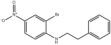 2-BROMO-4-NITRO-N-PHENETHYLANILINE Struktur