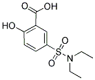 5-DIETHYLSULFAMOYL-2-HYDROXY-BENZOIC ACID Struktur