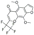 4,9-DIMETHOXY-7-PENTAFLUOROETHYL-5H-FURO-[3,2-G]-CHROMENE-5-ONE Struktur